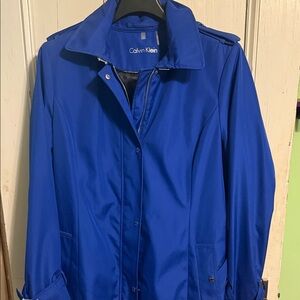 Calvin Klein Women's Royal Blue Trench Coat